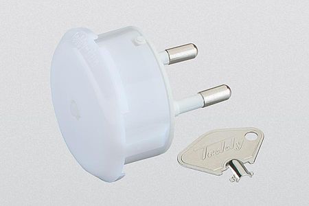 socket guard and orientation light with key