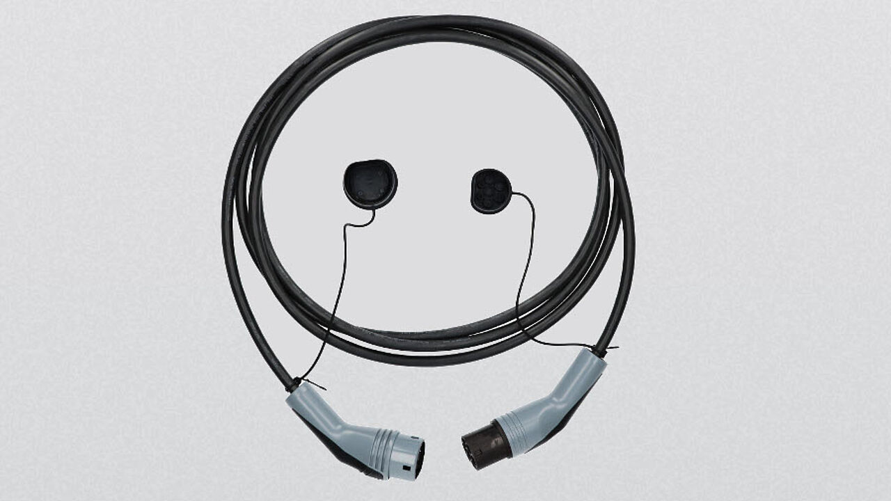 Car charging cable 11 kW + 22 kW Type 9620+9632