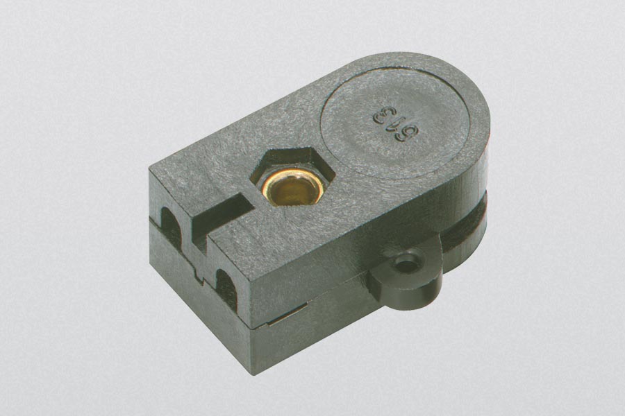 pull cord switch, on-off-switch, 2(1) A, 250 V-AC, 1-pole, one-hole fitting hole size Ø 3,2 mm or bracket version