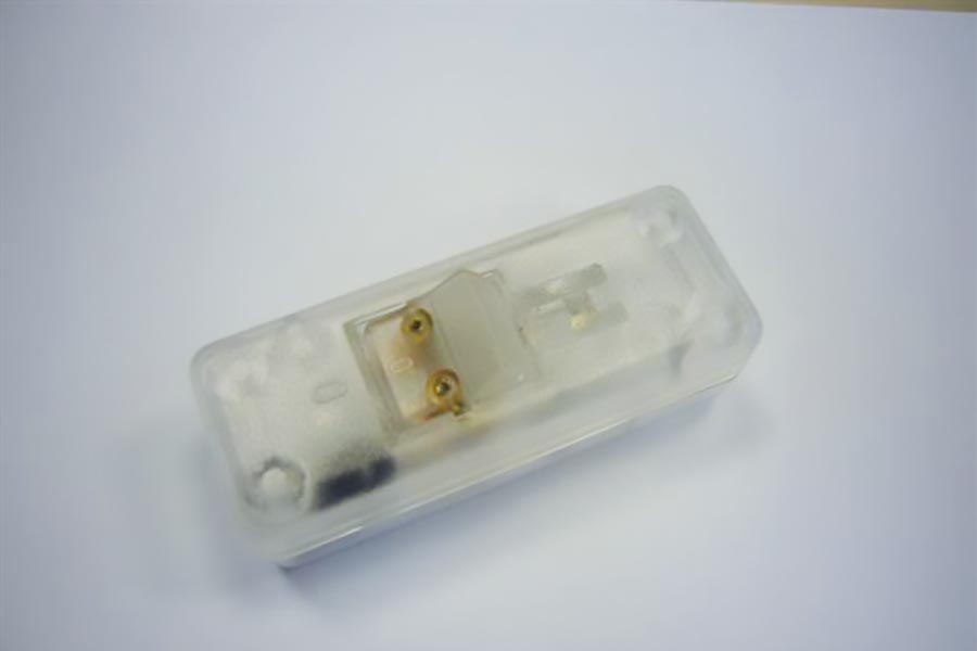 line-intermediate switch, on-off-switch,10(4) A, 250 V-AC, 2-pole, for cable 2 x ,0,75 mm² and 3 x 0,75 mm²